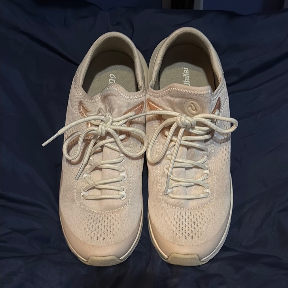 OluKai Women's Cream Athletic Shoes